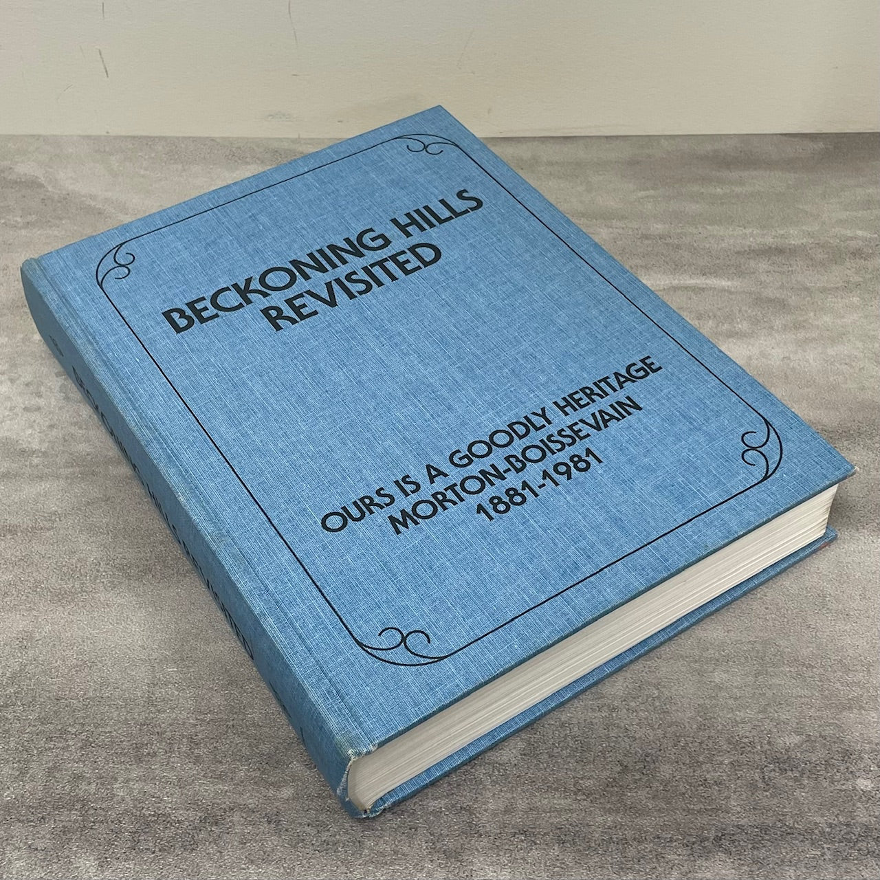 Beckoning Hills Revisited Morton Boissevain Manitoba History Canada Used Book