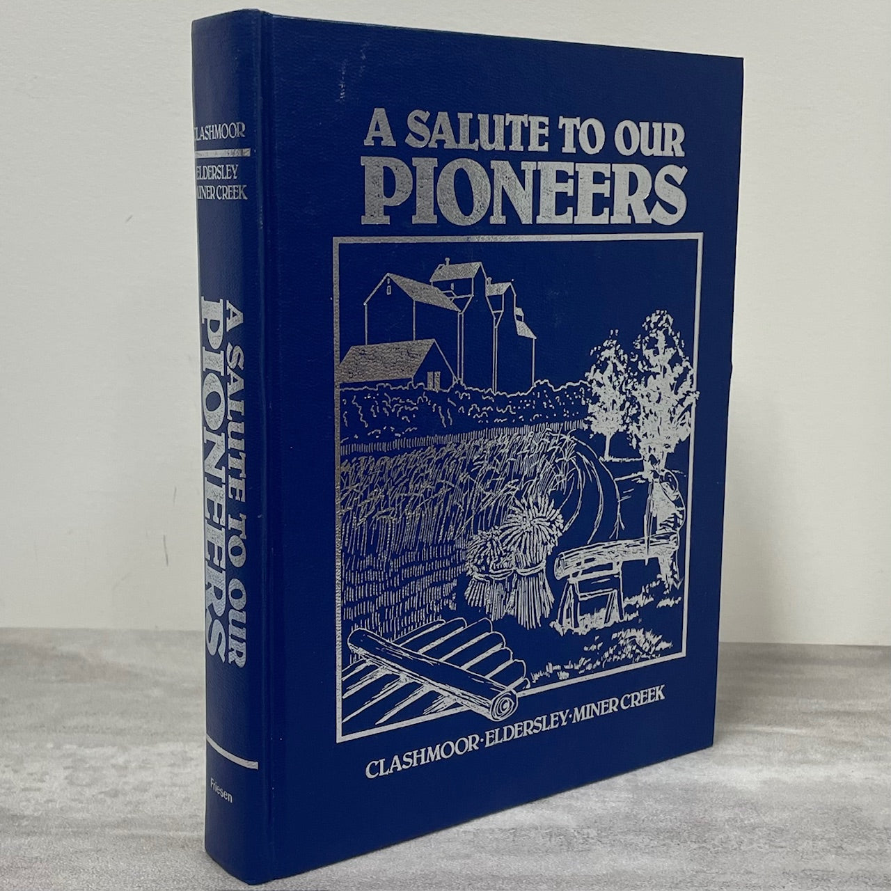 A Salute to Our Pioneers Clashmoor Eldersley Tisdale Saskatchewan History Used Book