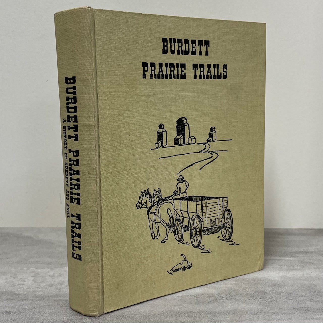 Burdett Prairie Trails Alberta Canada Canadian Town Local History Used Book