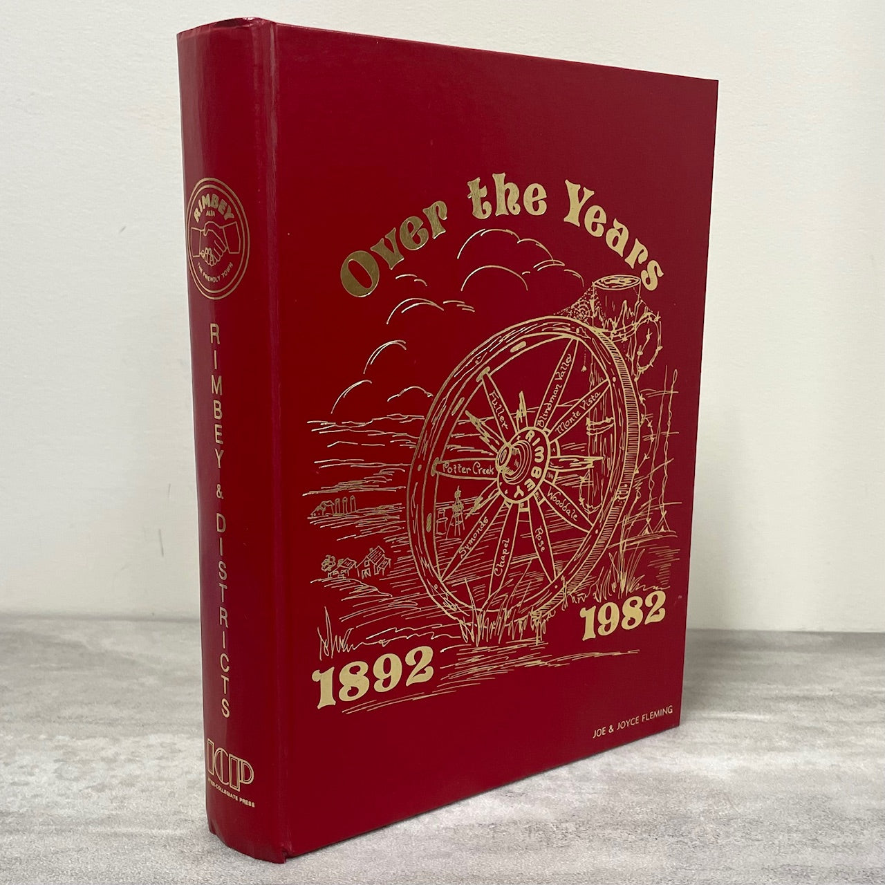 Over the Years Rimbey Fuller Alberta Canada Canadian Local History Used Book