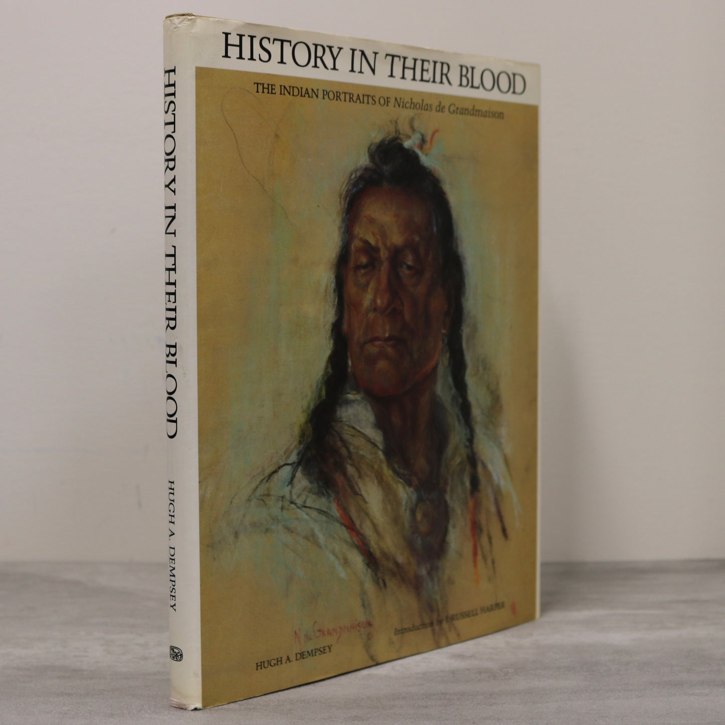 History in Their Blood Nicholas de Grandmaison Portrait Painting Art Artist Used Book