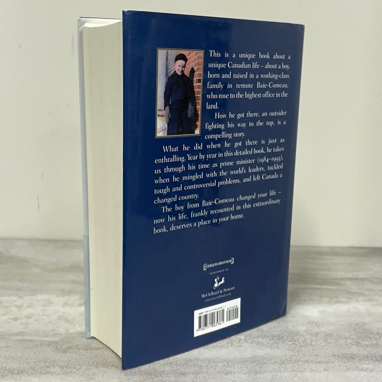 Brian Mulroney Canadian Canada Prime Minister Memoirs Signed Biography Book