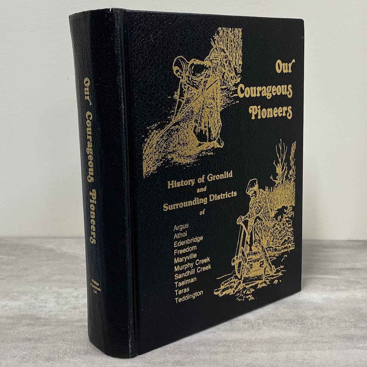 Our Courageous Pioneers Gronlid Saskatchewan Canada History Used Book