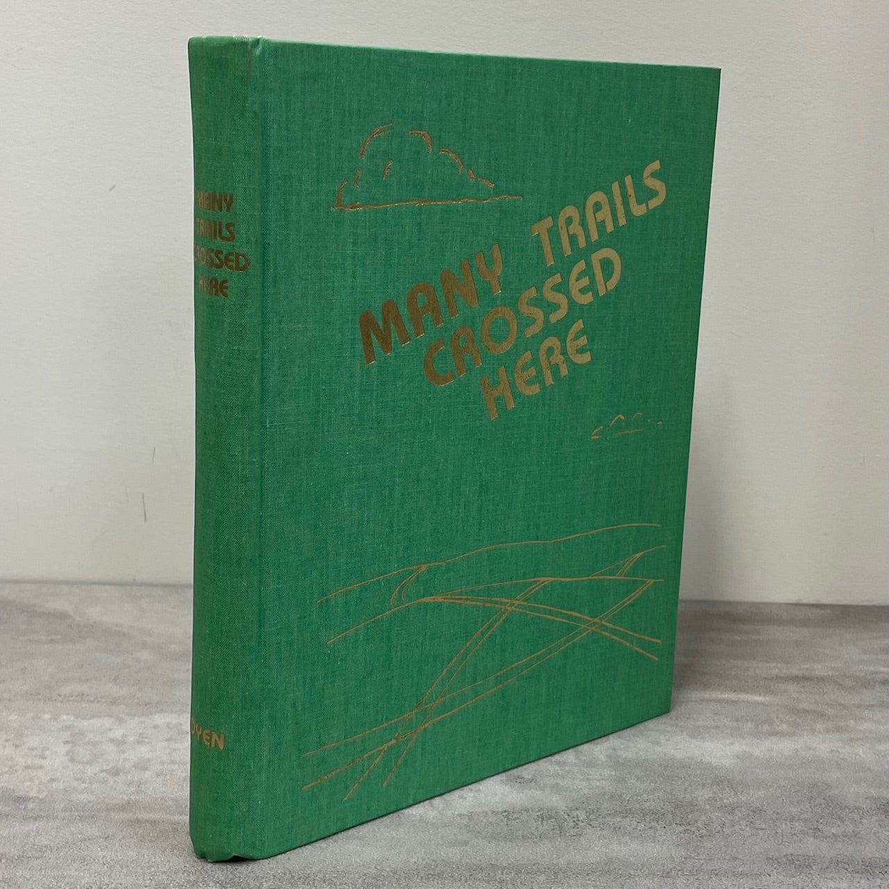 Many Trails Crossed Here Oyen Alberta Canada Canadian Local History Used Book
