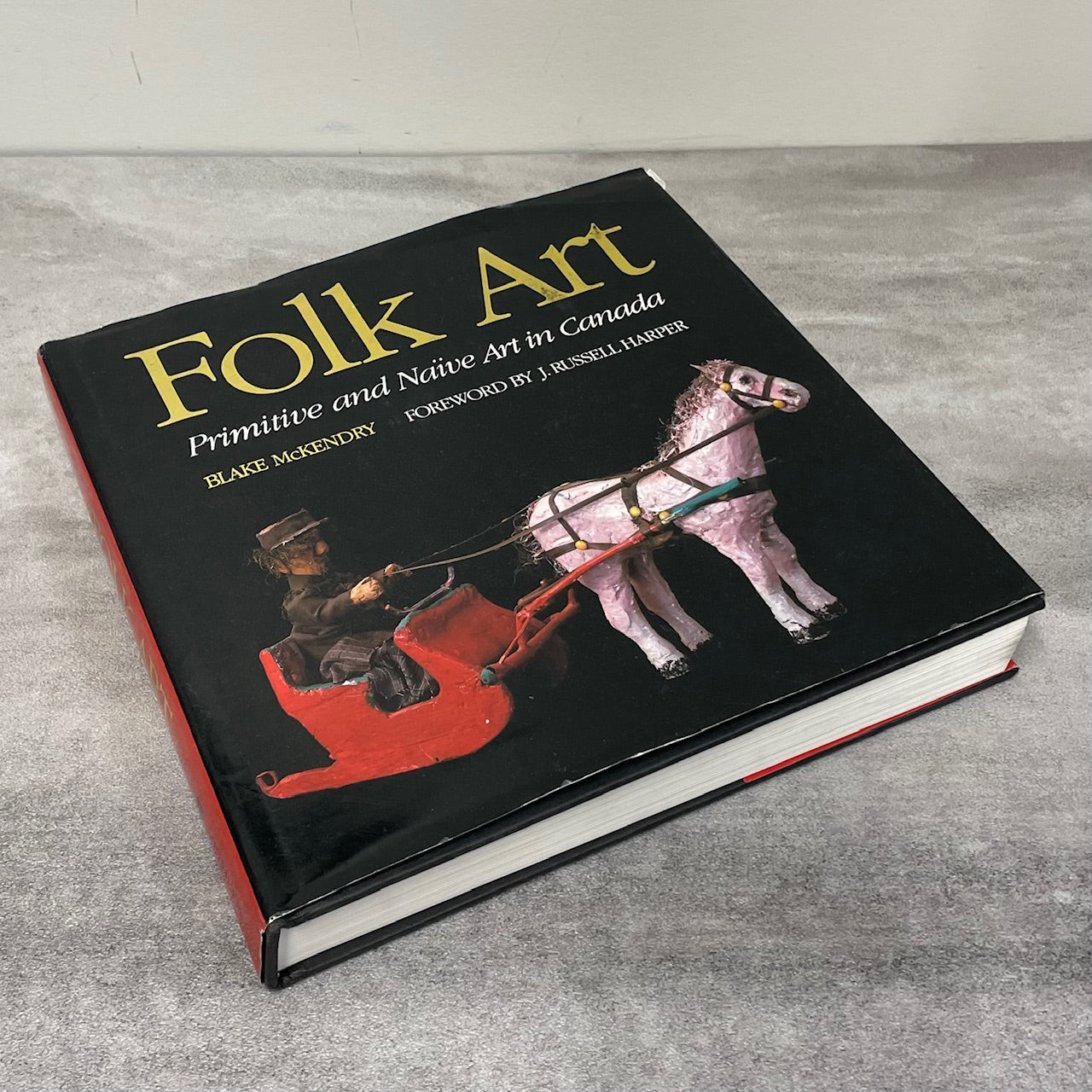 Folk Art Canada Canadian Primitive Naive Artist Sculpture Painting Used Book