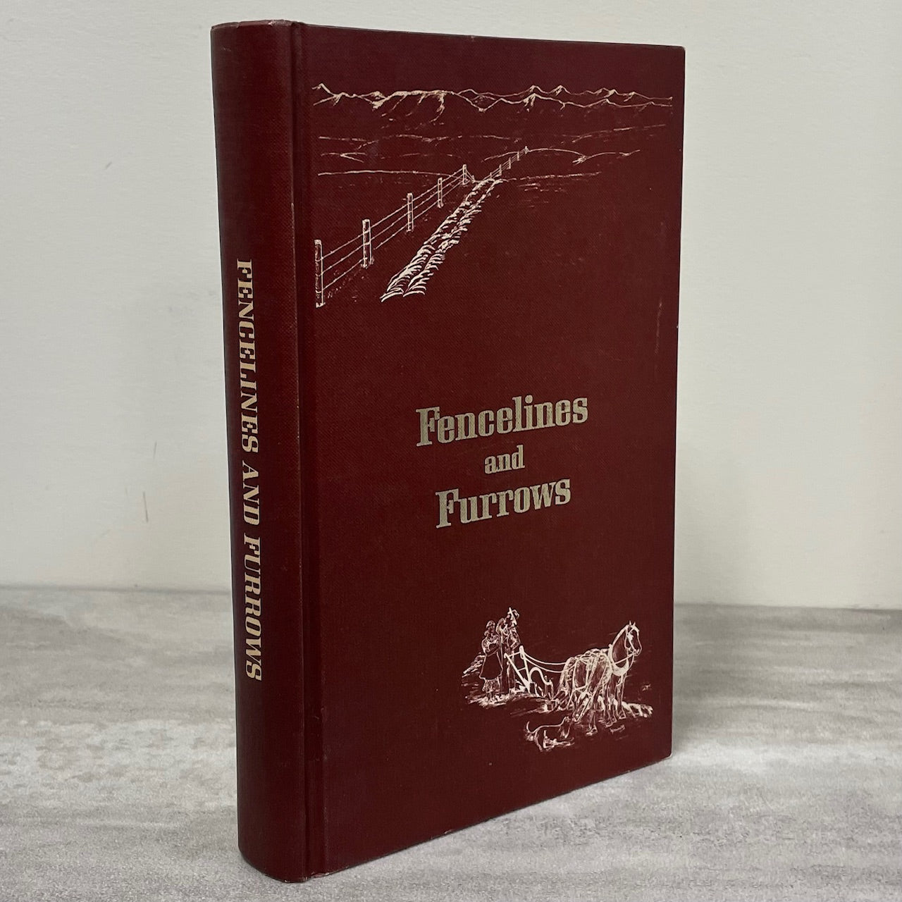 Fencelines and Furrows Blackie Herronton Alberta Canada Canadian Local History Book