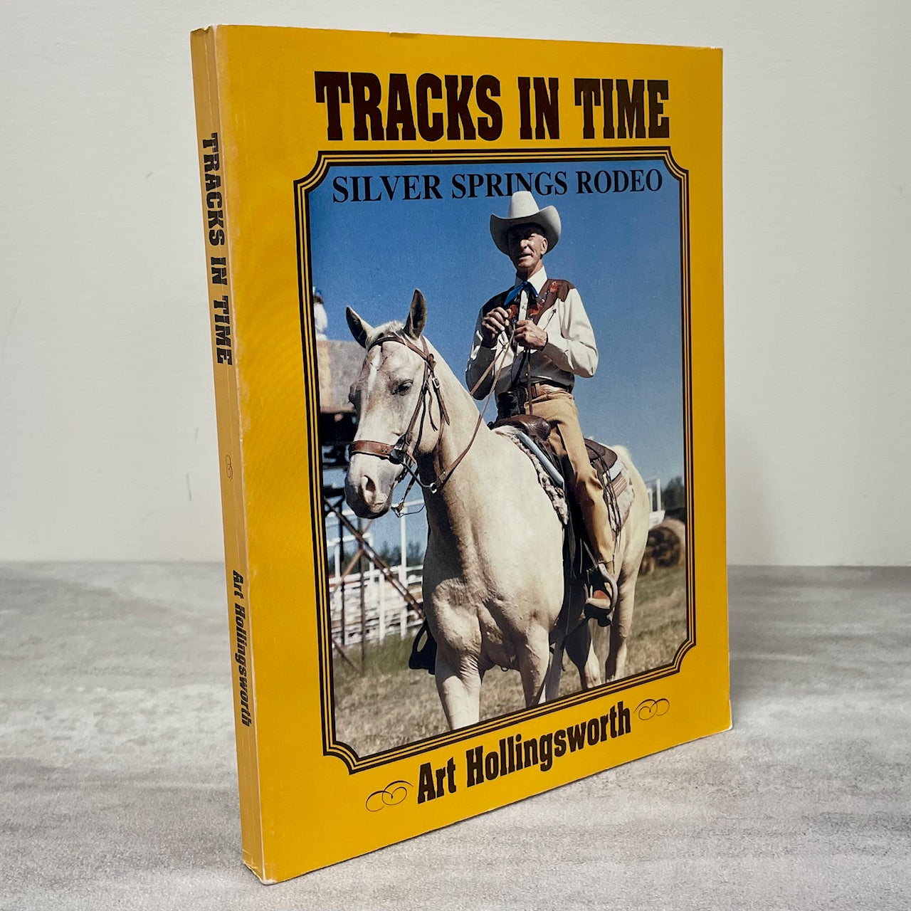 Tracks in Time Autobiography Rodeo Alberta Canada Canadian Farming Cowboy Book