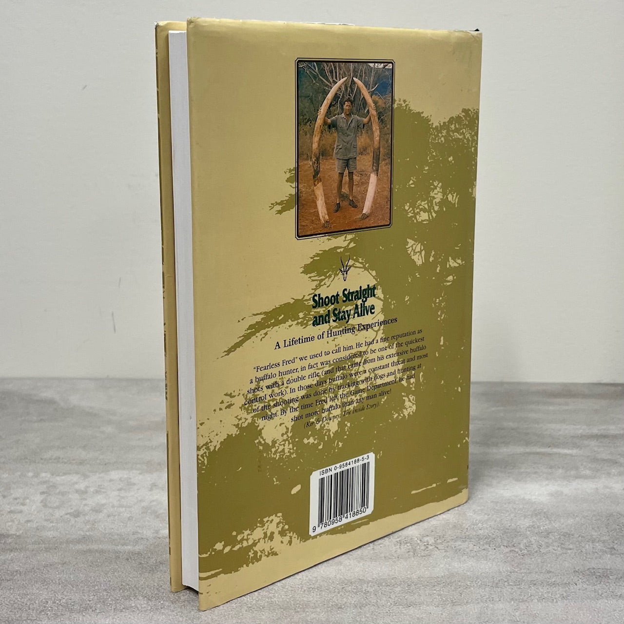 Shoot Straight Stay Alive Hunting Africa Big Game Fred Bartlett Hunter Used Book