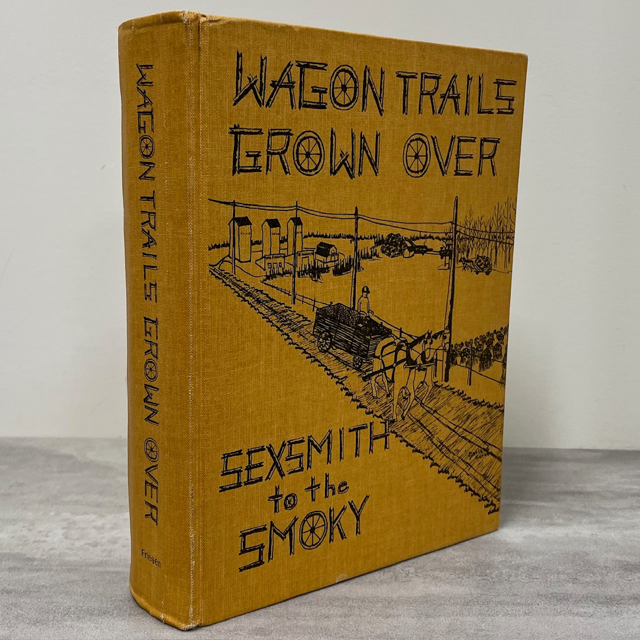 Wagon Trails Grown Over Sexsmith Smoky Alberta Canada Canadian History Book