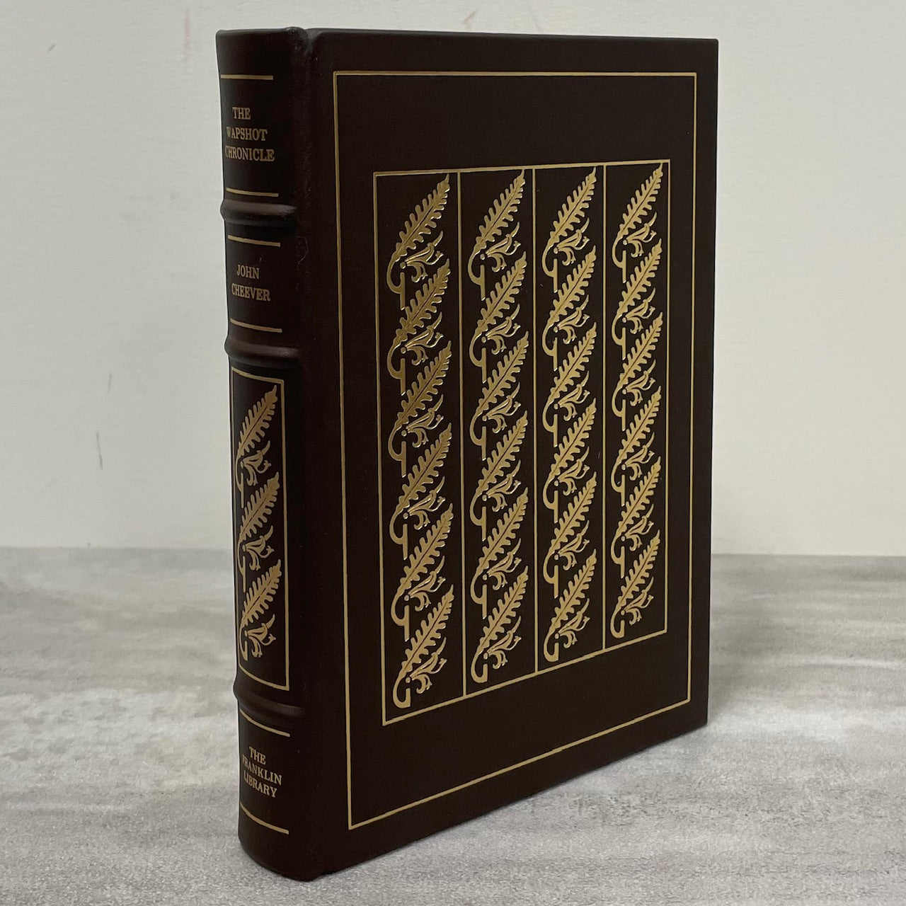 The Wapshot Chronicle John Cheever Signed The Franklin Library Used Book