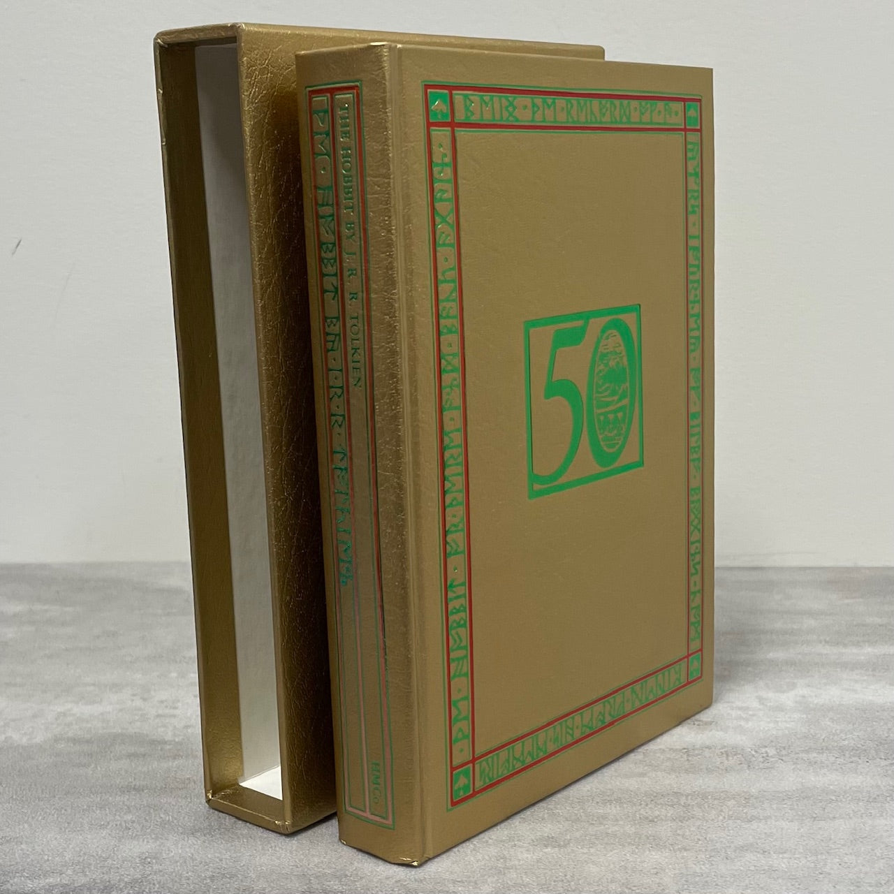 J. R. R. Tolkien The Hobbit 50th Anniversary Edition Slipcase Hardcover Used Book