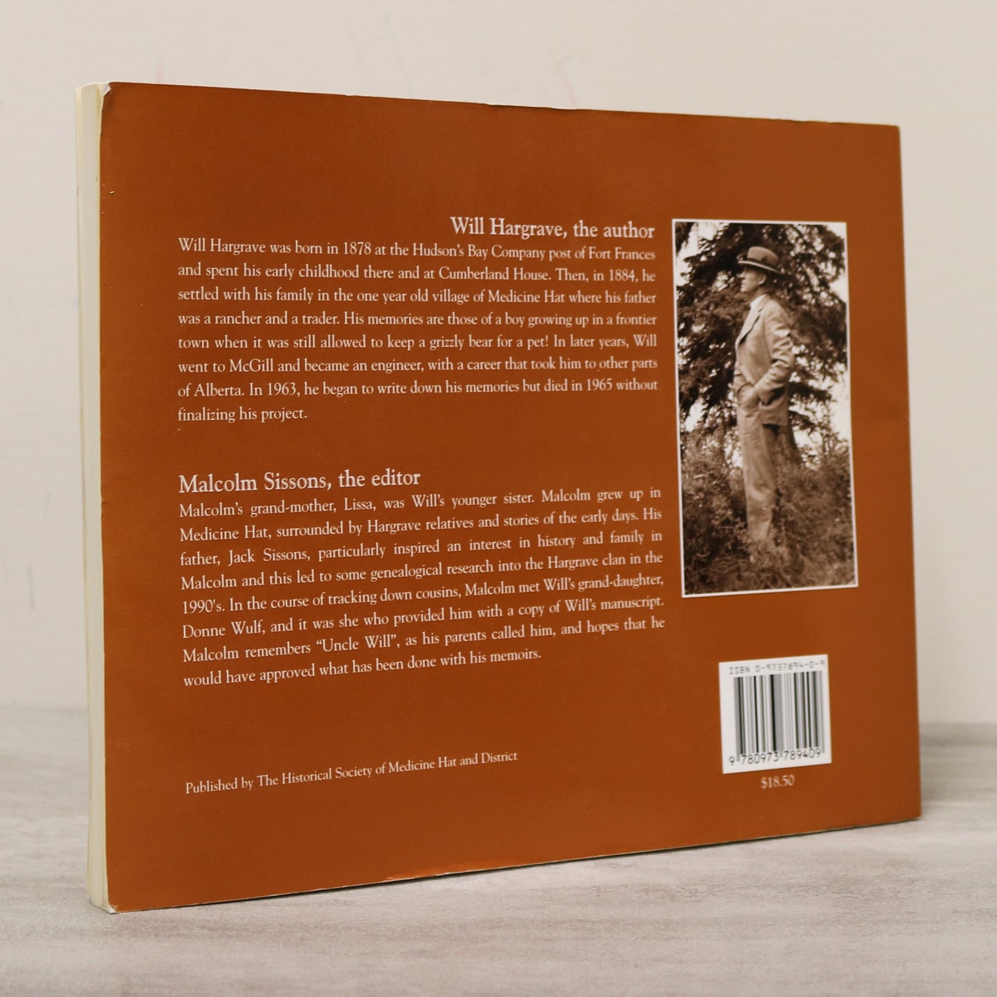 Bear and Bone King Medicine Hat History Alberta Canadian Canada Used Book