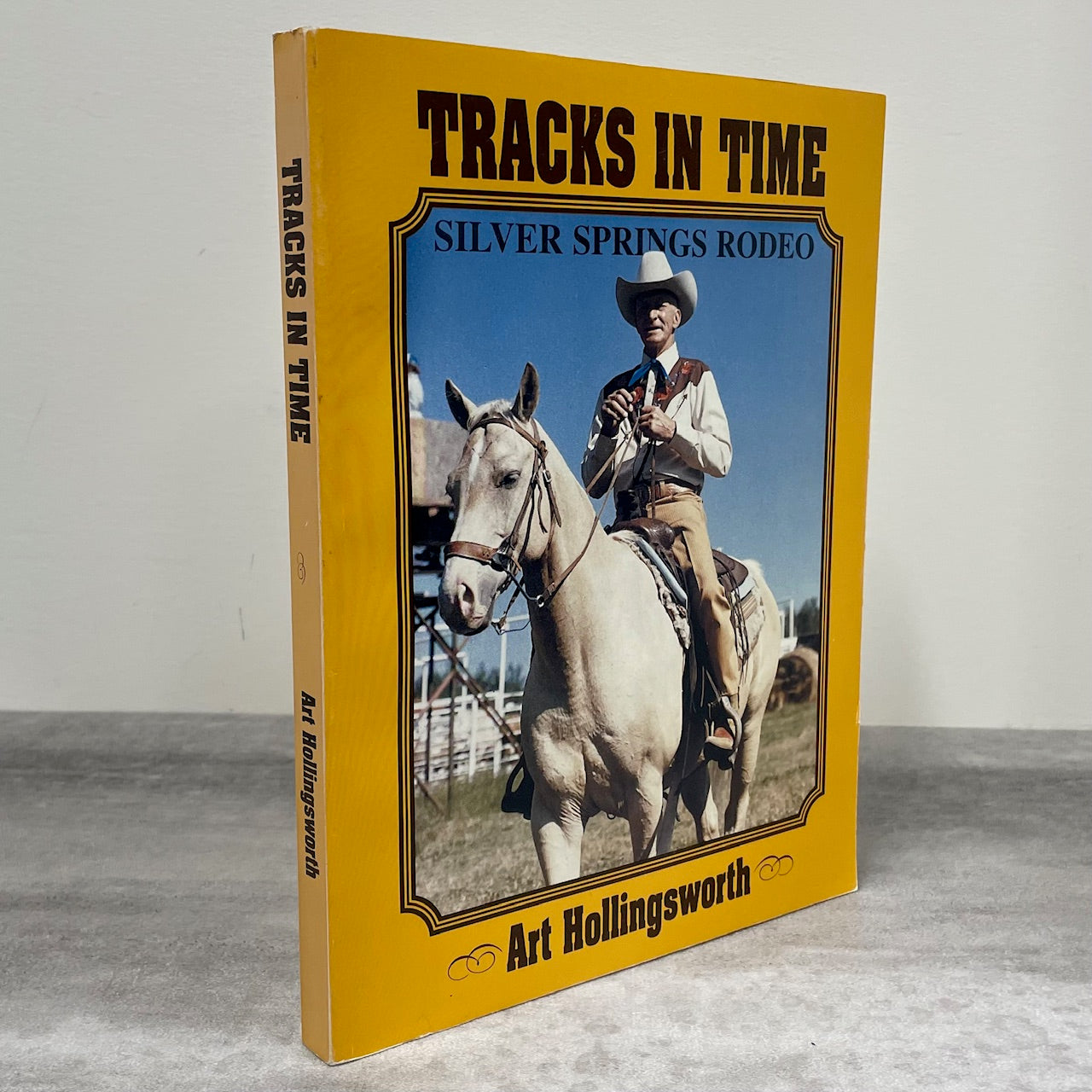 Tracks in Time Autobiography Rodeo Alberta Canada Canadian Farming Cowboy Book