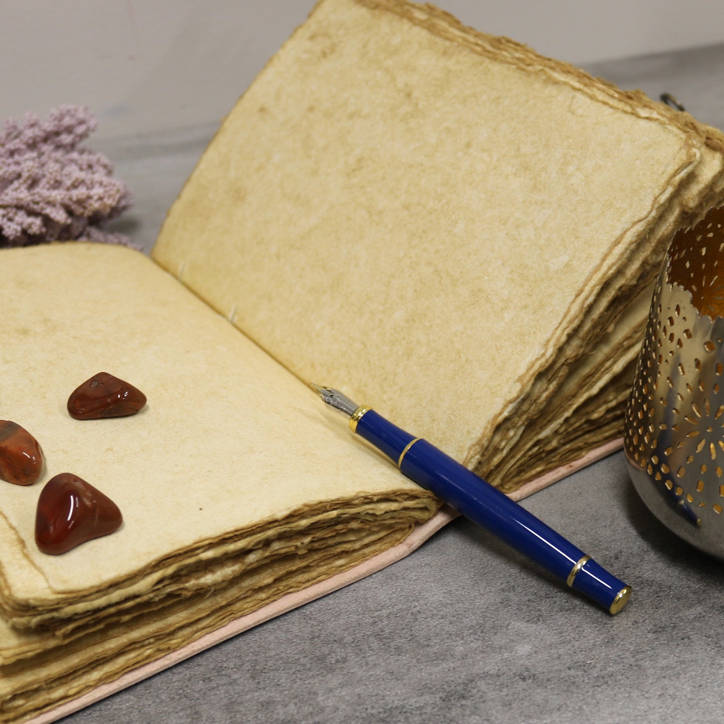 Dragon Rustic Leather Journal with Antiqued Pages 6" X 8" Notebook Bound Book