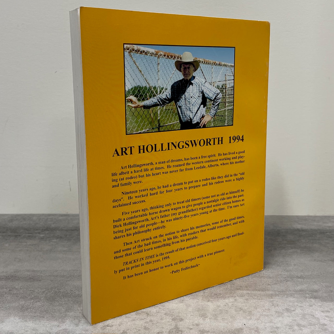 Tracks in Time Autobiography Rodeo Alberta Canada Canadian Farming Cowboy Book