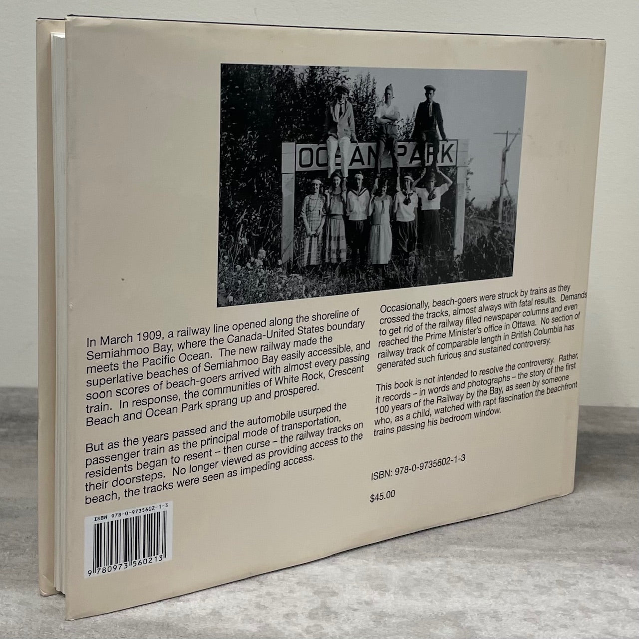 Railway Bay BC British Columbia White Rock Railway Railroad Vancouver History Book