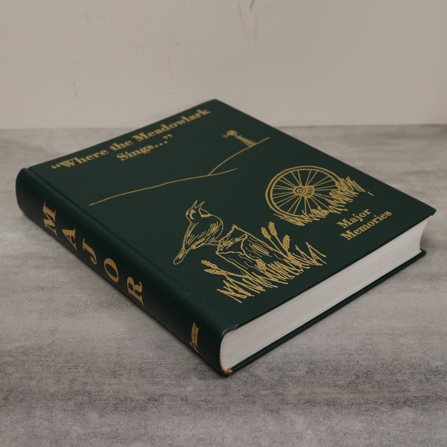 Where Meadowlark Sings Major Memories Saskatchewan Canada Local History Book