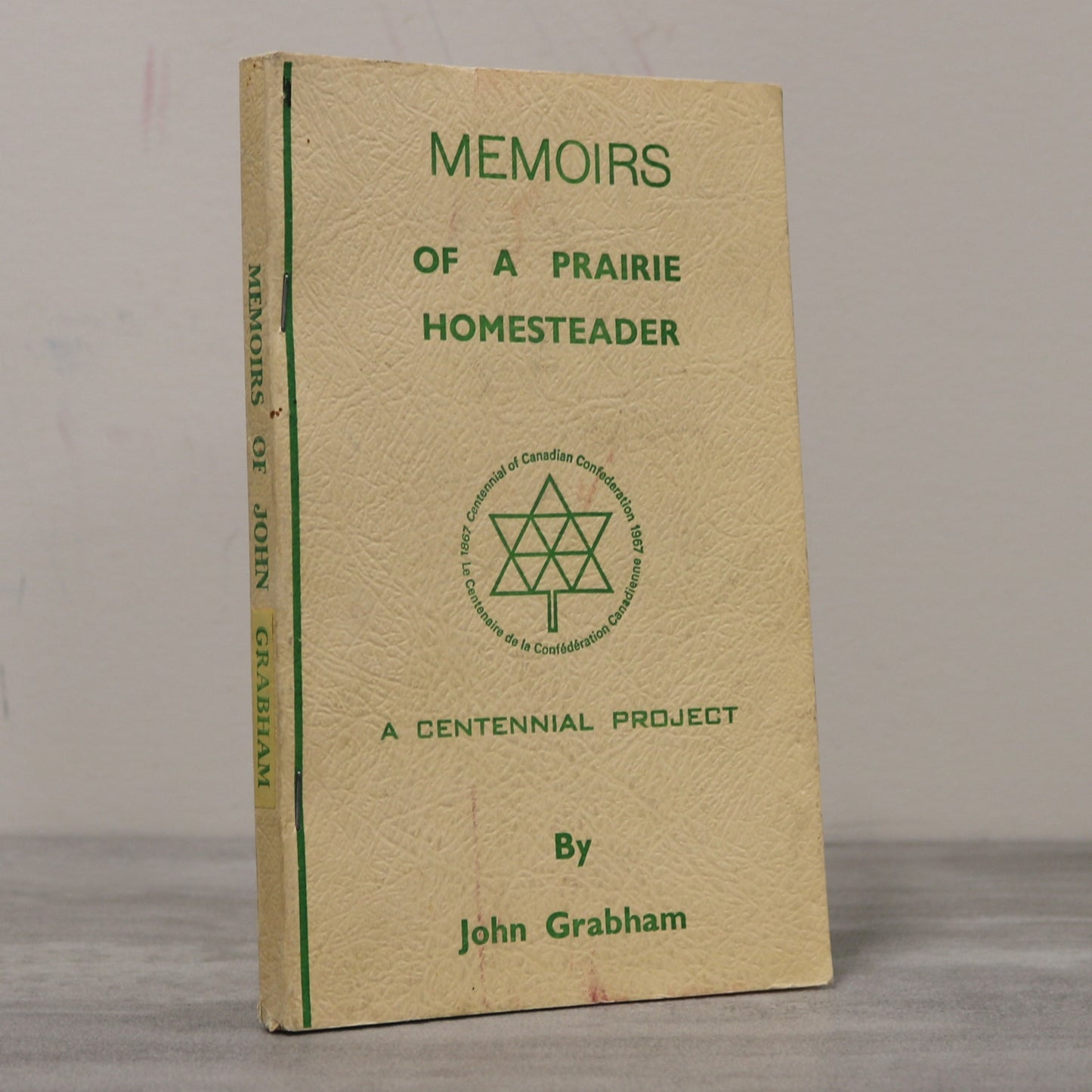 Memoirs of a Prairie Homesteader Saskatchewan Canadian Canada History Used Book