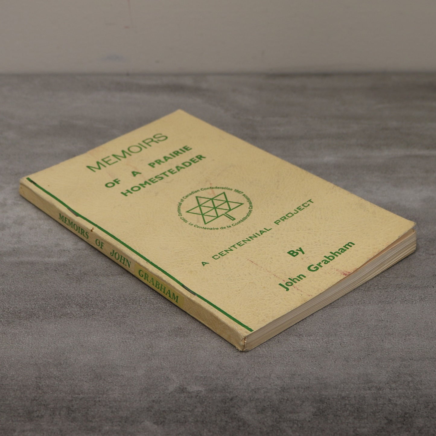 Memoirs of a Prairie Homesteader Saskatchewan Canadian Canada History Used Book