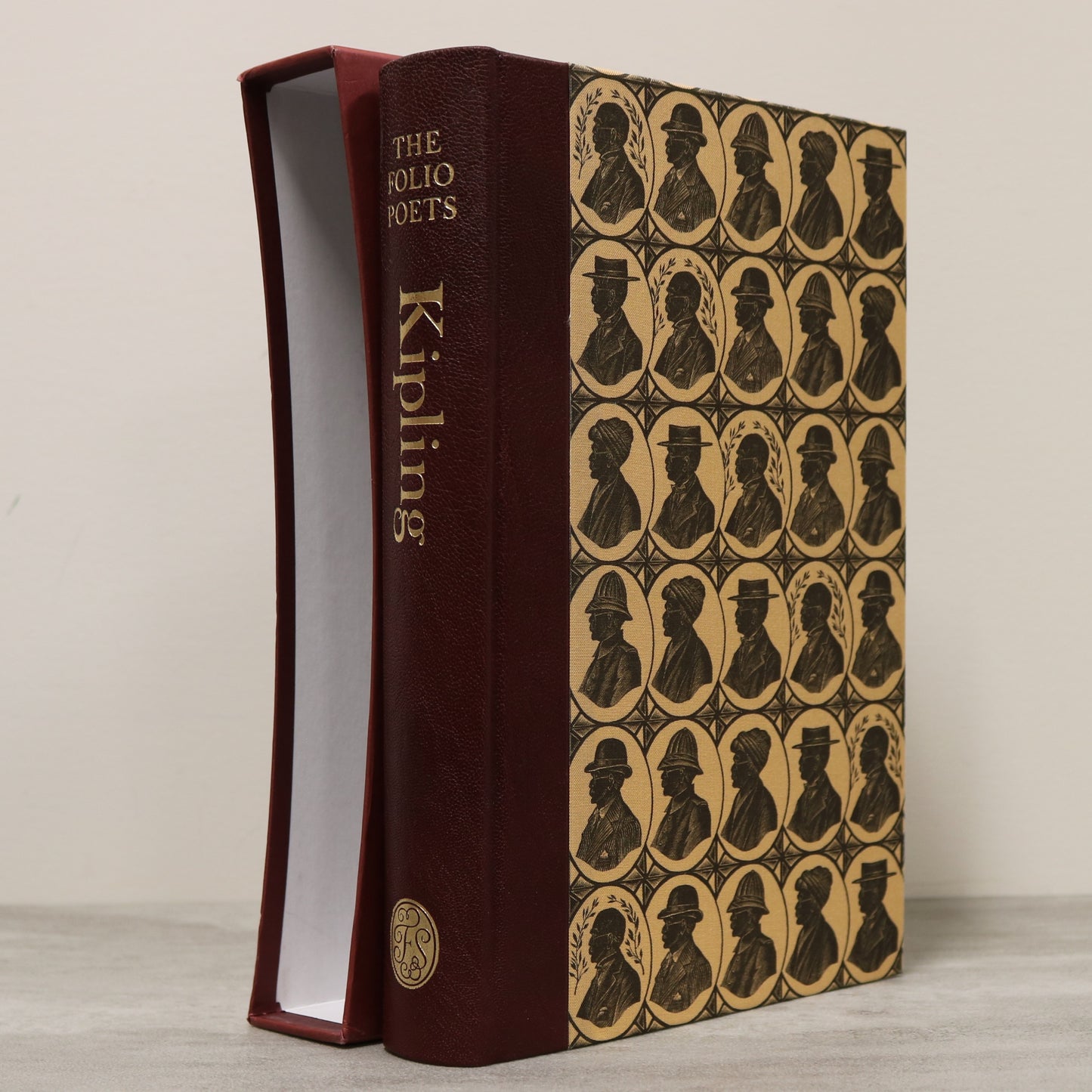 Rudyard Kipling The Folio Society George Tute Book with Slipcase Poetry Used