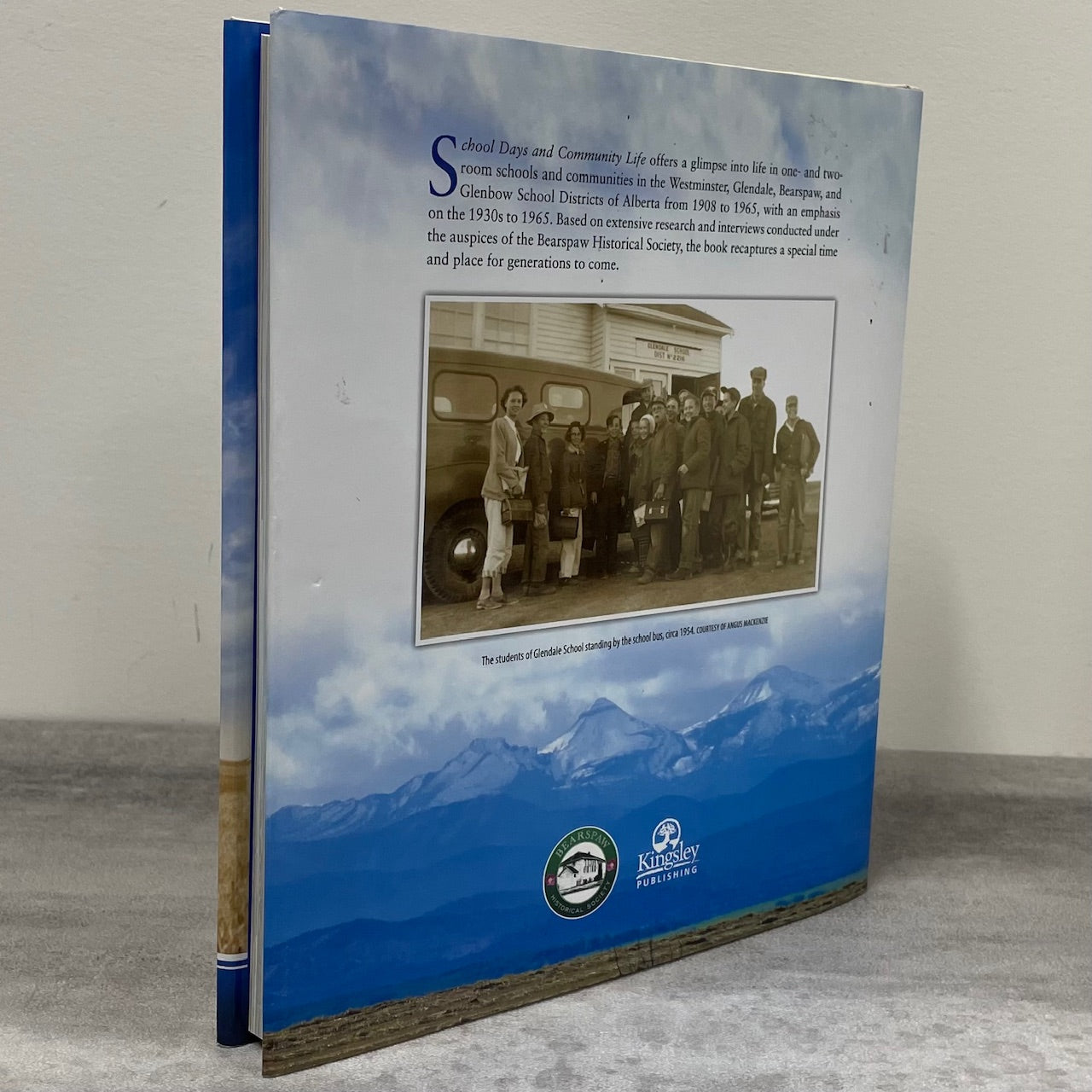 School Days Bearspaw Calgary School District Alberta History Canada Used Book