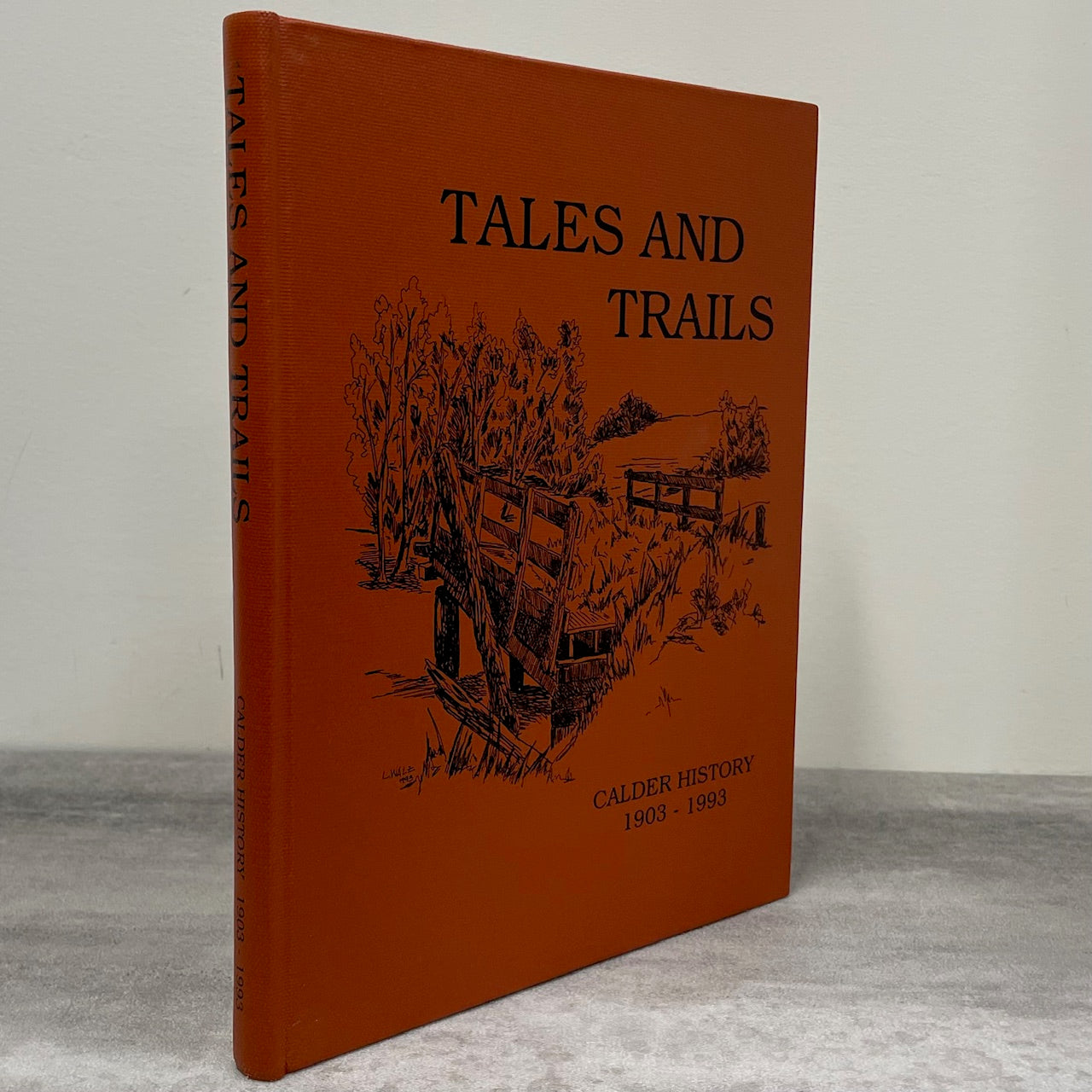Tales and Trails Calder Alberta History Canada Canadian Red Deer Used Book