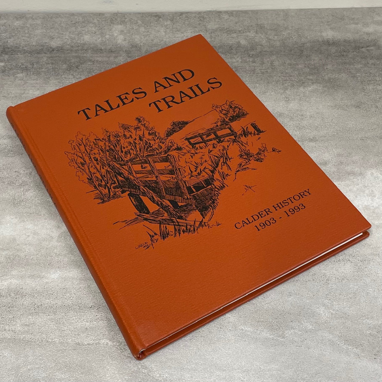 Tales and Trails Calder Alberta History Canada Canadian Red Deer Used Book