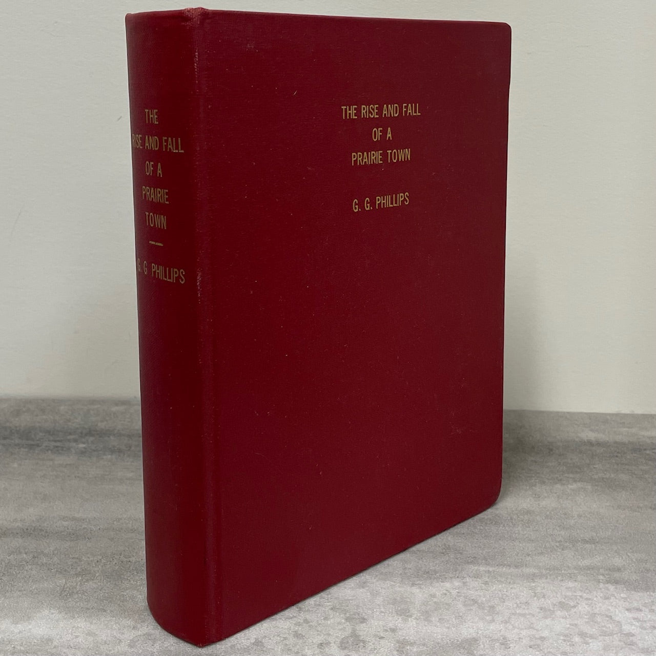 Rise Fall Prairie Town Lauder Manitoba Canada Canadian History Used Book