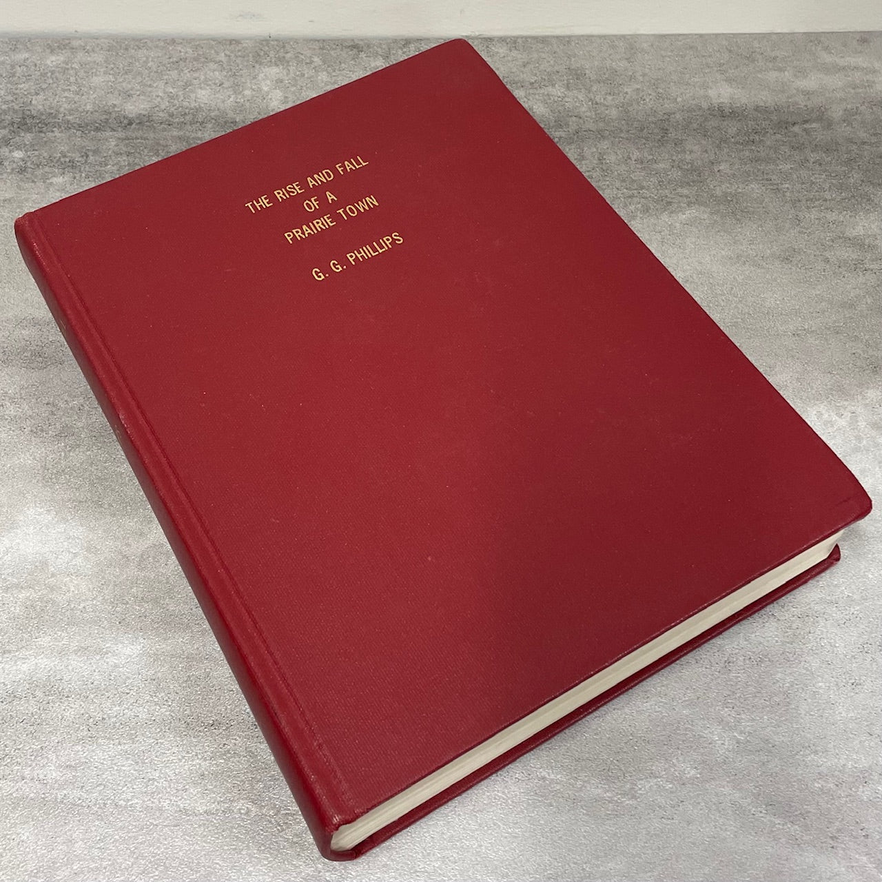 Rise Fall Prairie Town Lauder Manitoba Canada Canadian History Used Book