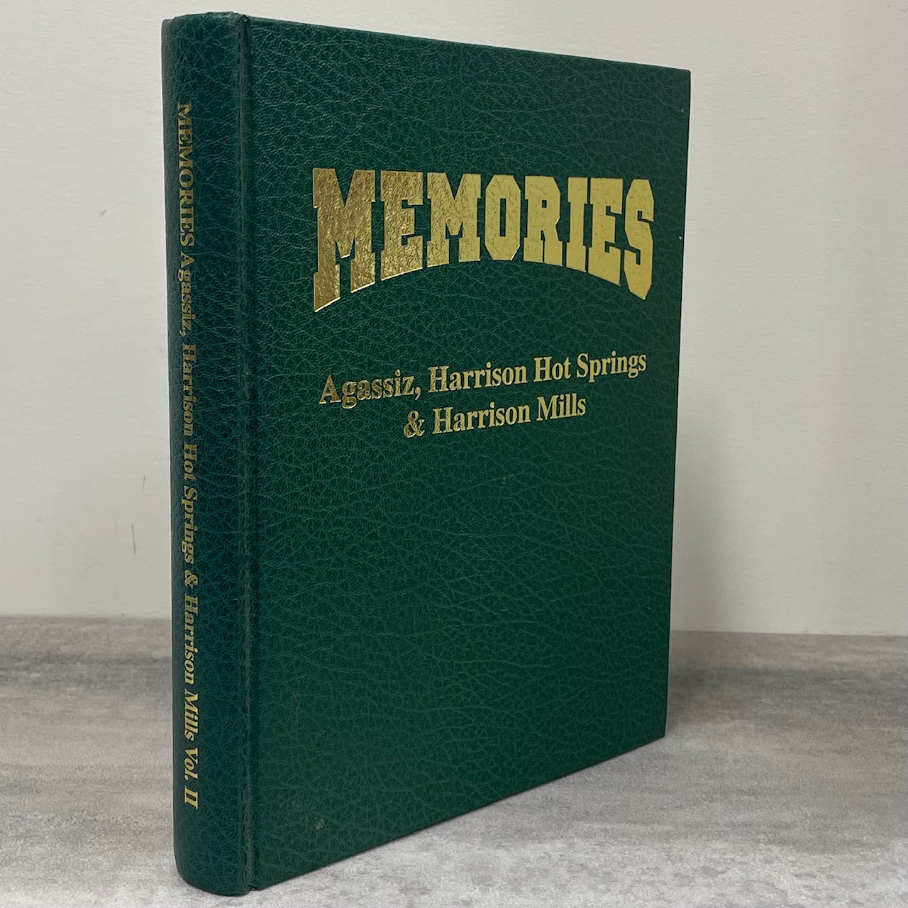 Memories Agassiz Harrison Hot Springs BC British Columbia History Used Book