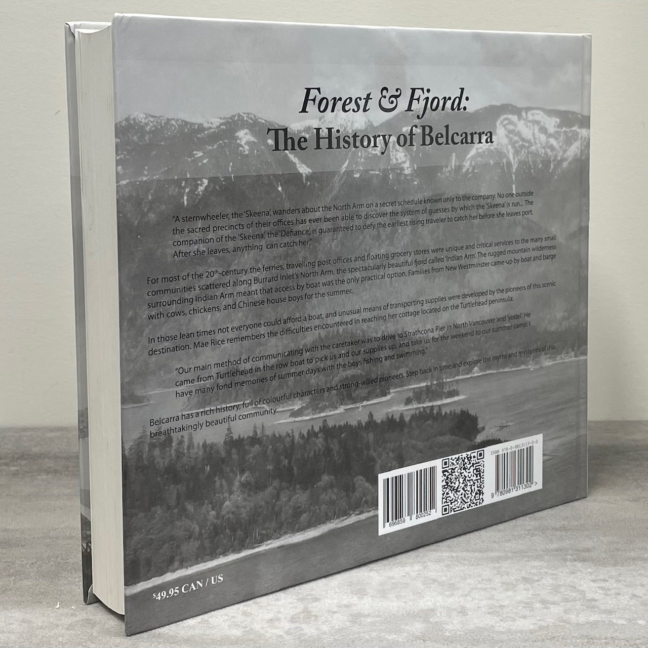 Forest Fjord History of Belcarra BC British Columbia History Used Book