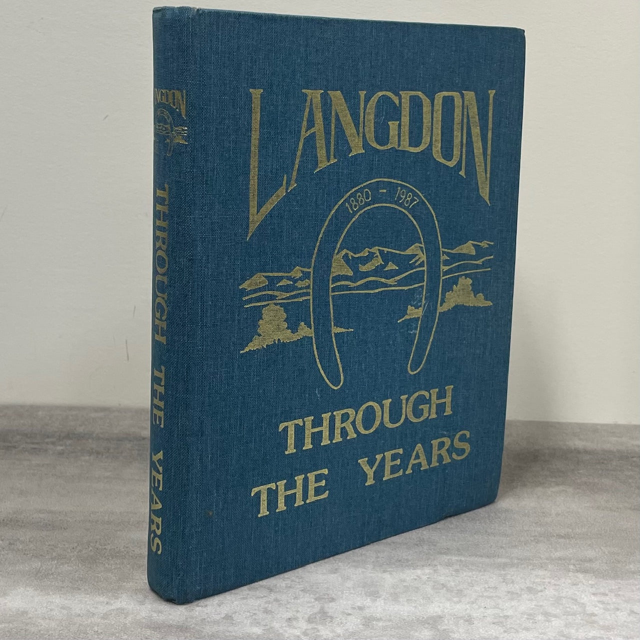 Langdon Through the Years Alberta Canada Canadian Local History Used Book