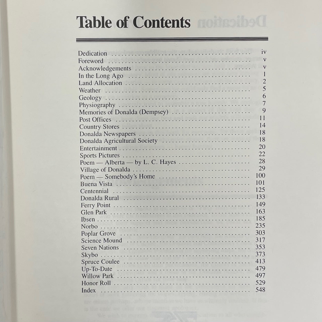 Donalda Roots and Branches Alberta Canada Canadian Community History Book