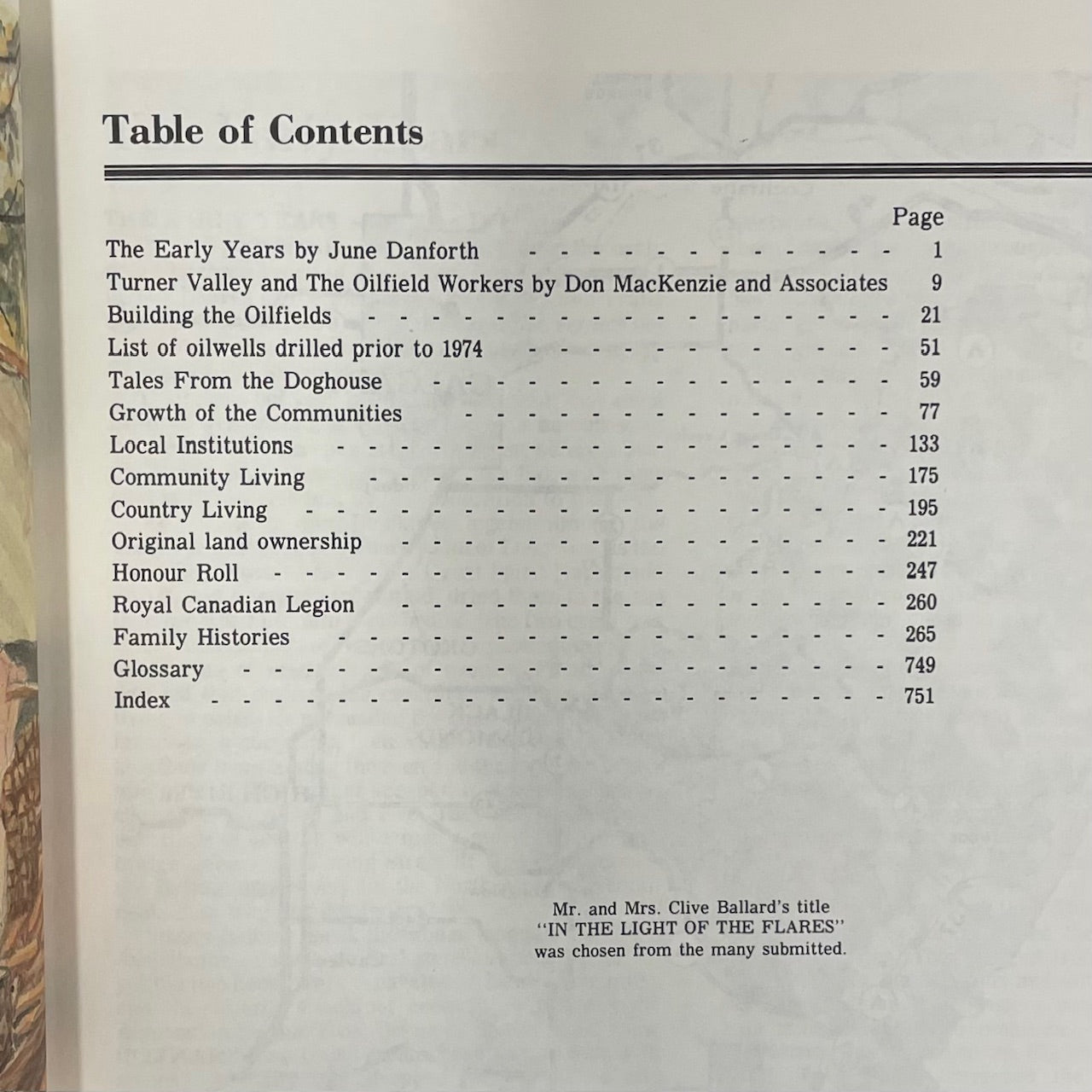 In the Light of the Flares Turner Valley Black Diamond Alberta History Canada Used Book