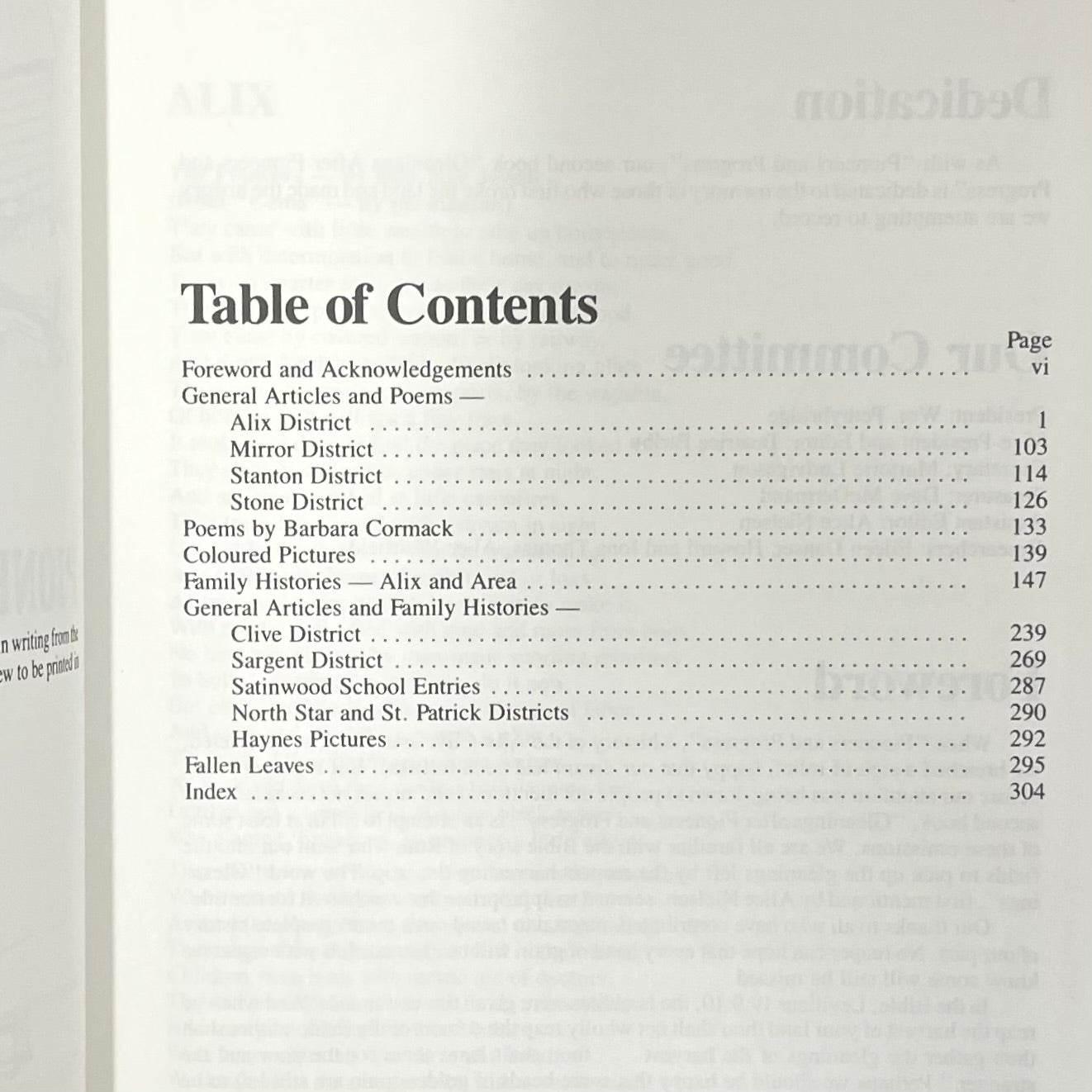 Gleanings After Pioneers Progress Alix Alberta Canada Canadian Local History Book