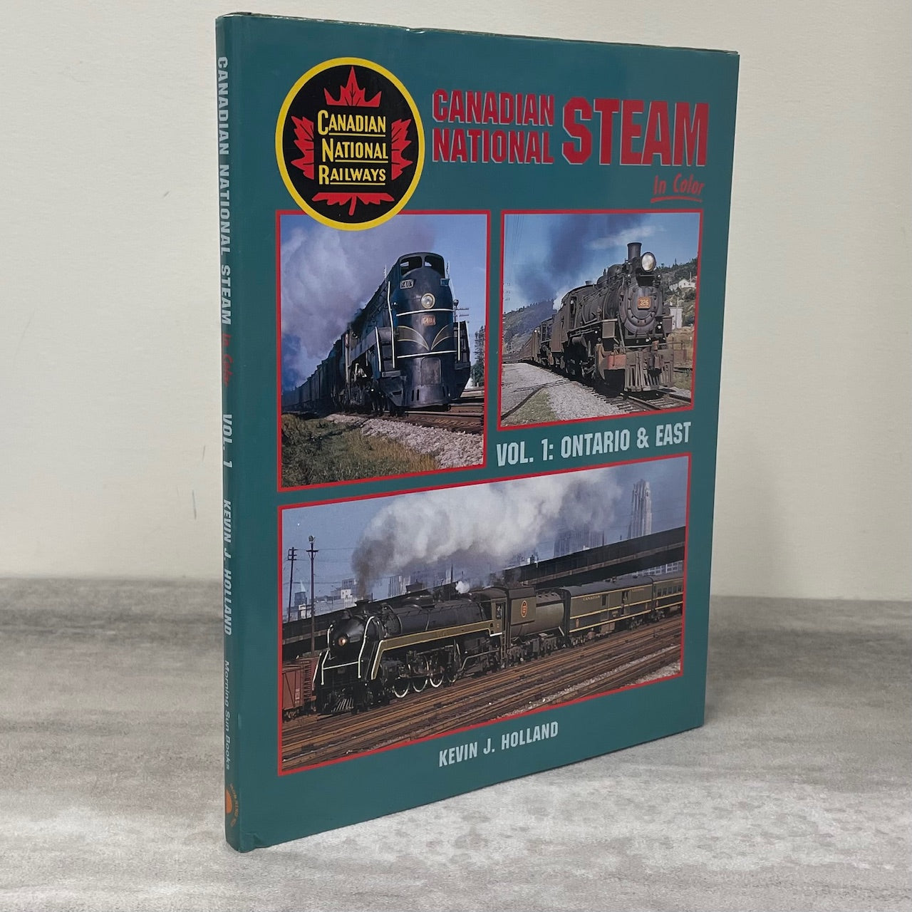 Canadian National Steam Locomotive Train CN Ontario East Railway Railroad Book