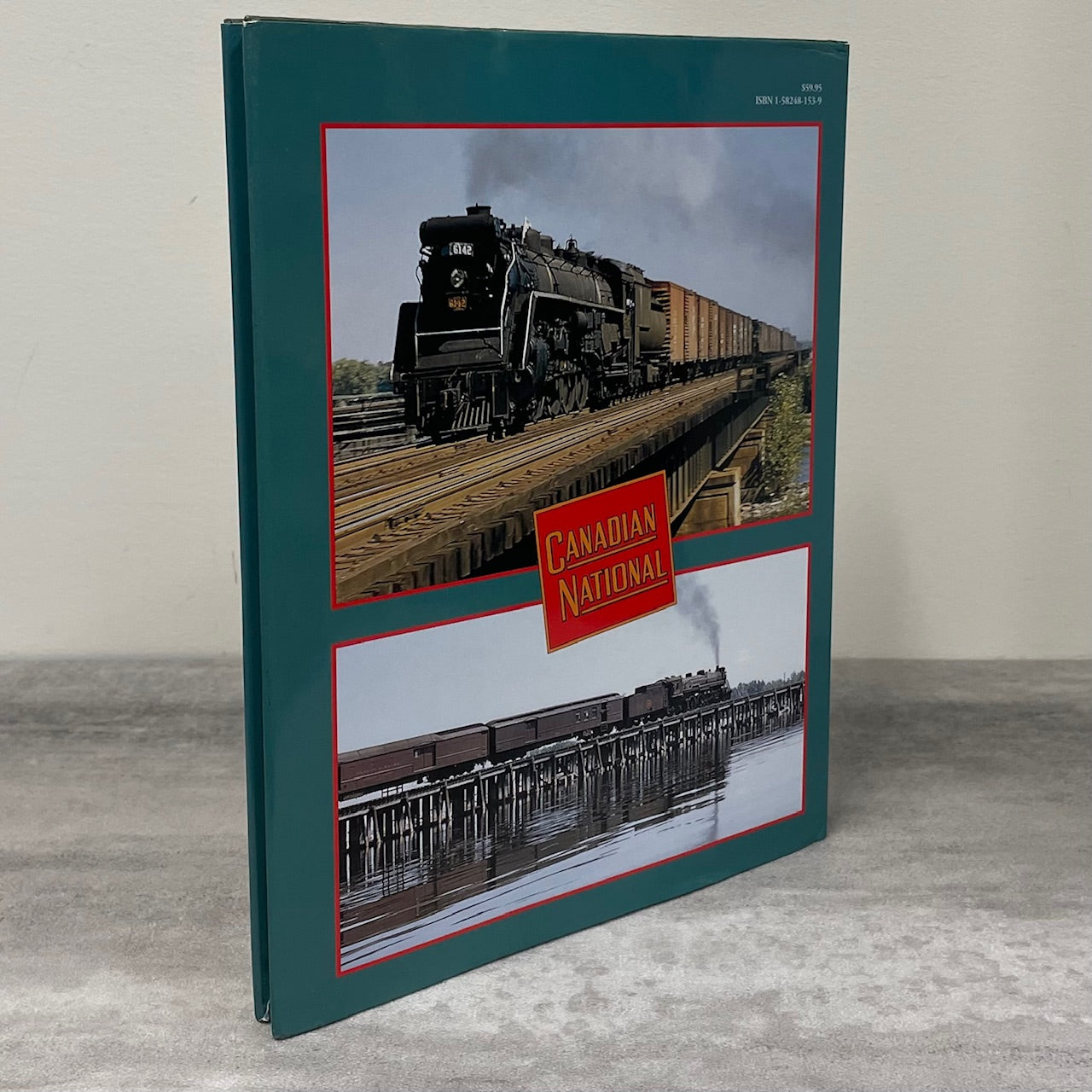 Canadian National Steam Locomotive Train CN Ontario East Railway Railroad Book
