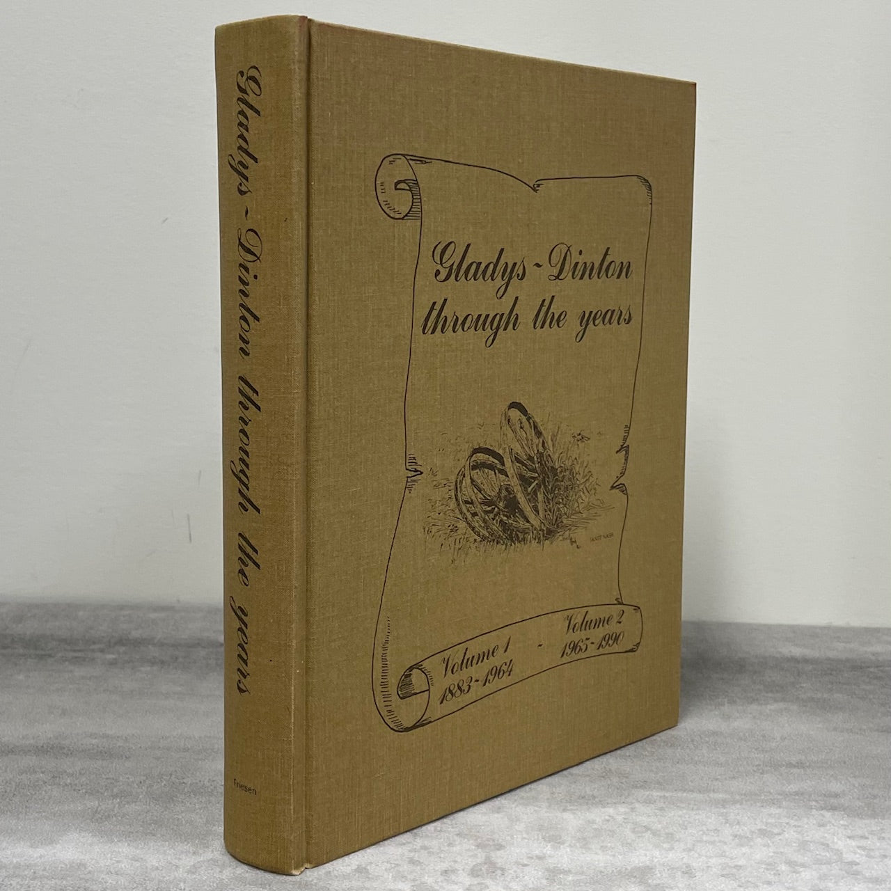 Gladys Dinton Through Years Alberta History Canada Used Book