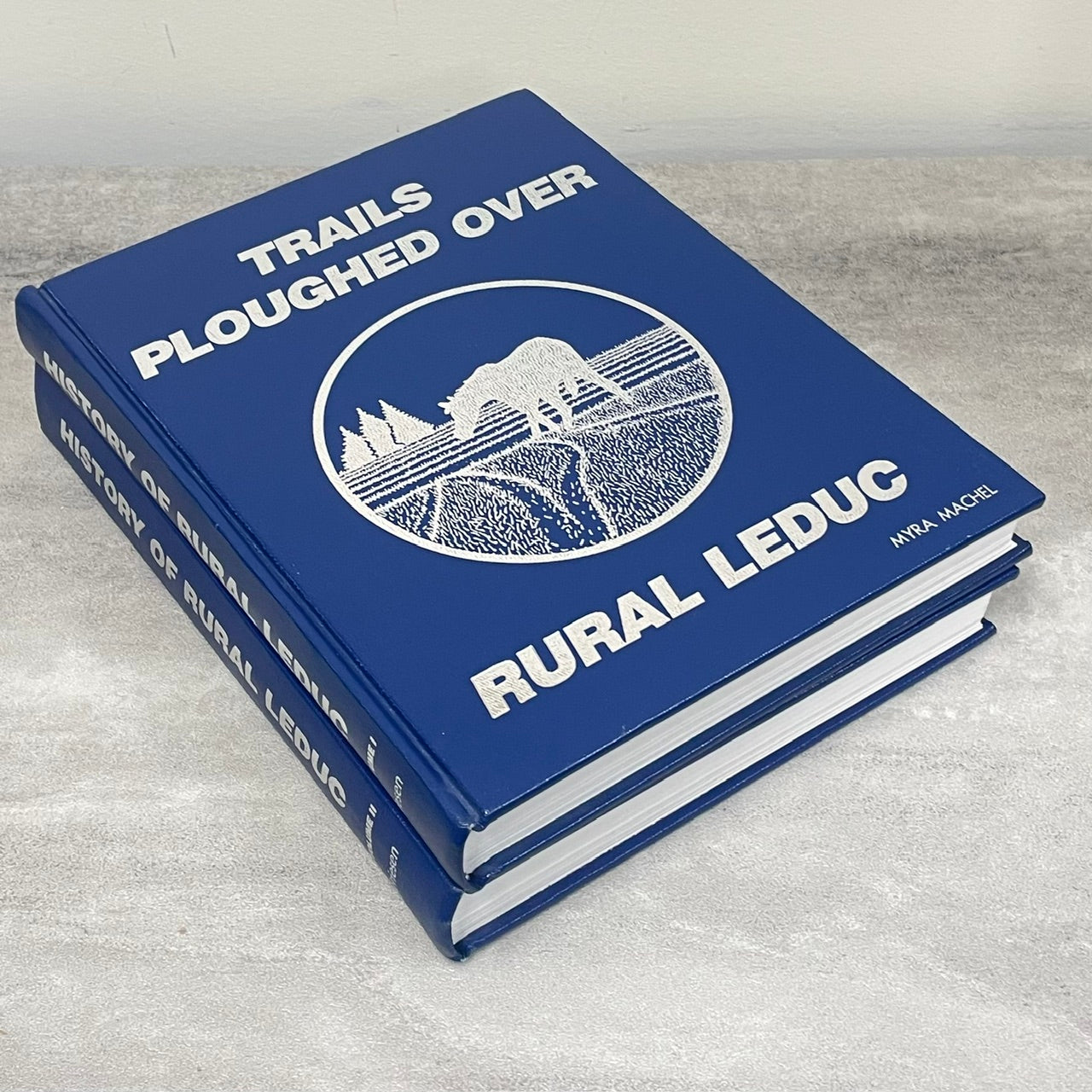 Trails Ploughed Over Rural Leduc Alberta Canada Local History Used Book