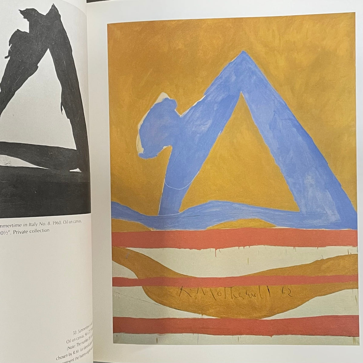 Robert Motherwell Modernist Abstract Painter Artist Paintings Art Used Book