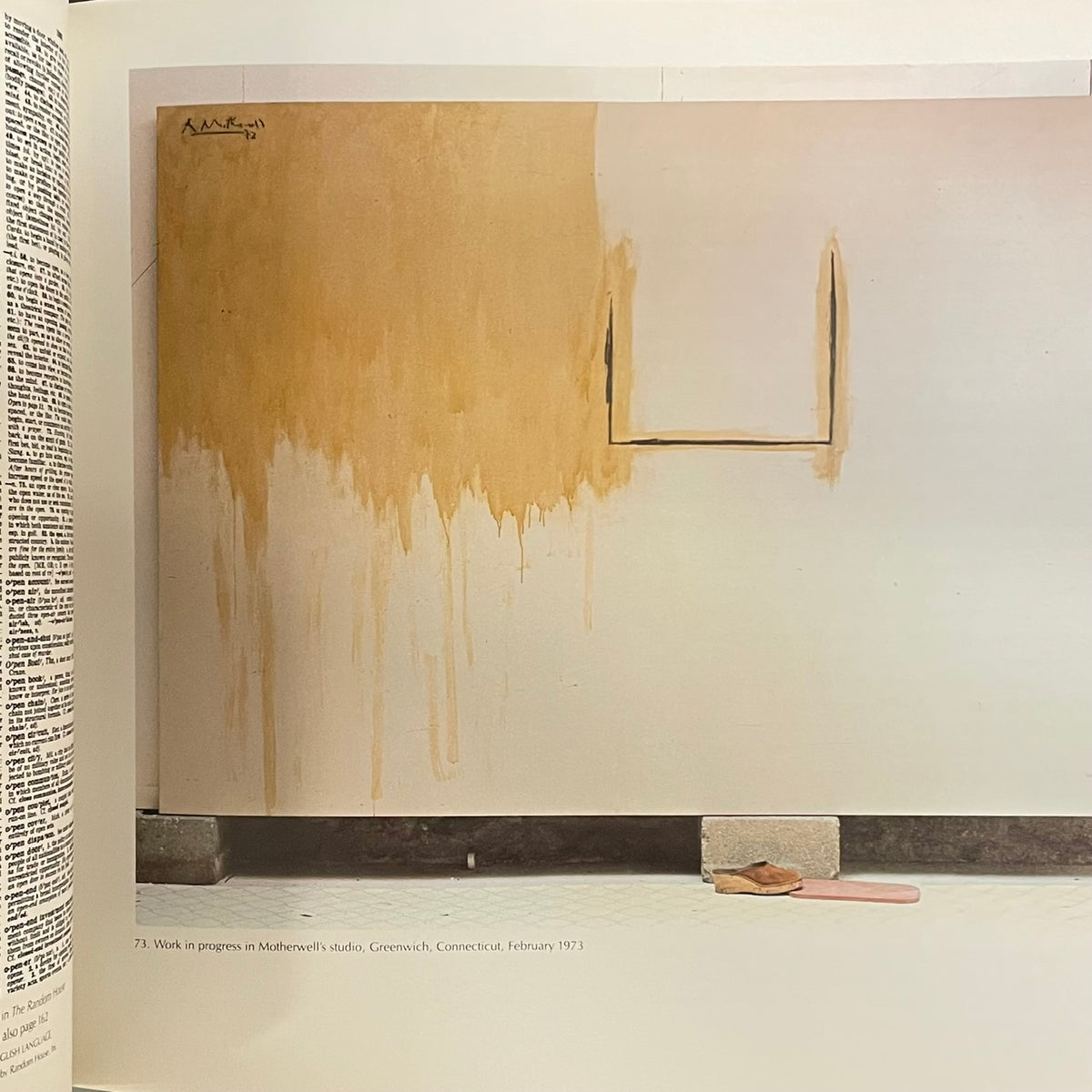 Robert Motherwell Modernist Abstract Painter Artist Paintings Art Used Book