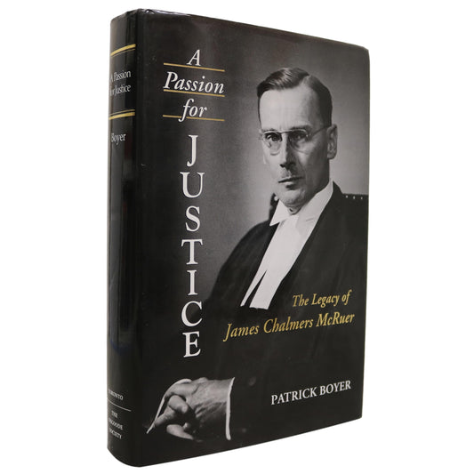 Passion for Justice James Chalmers McRuer Canadian Jurist Biography Used Book