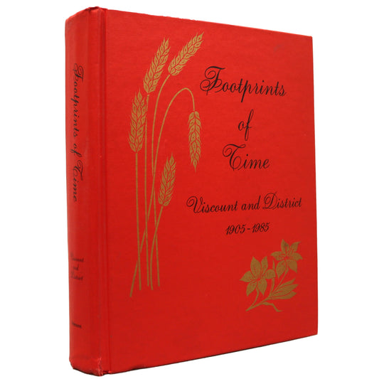 Footprints of Time Viscount Saskatchewan Canada Canadian Local History Used Book