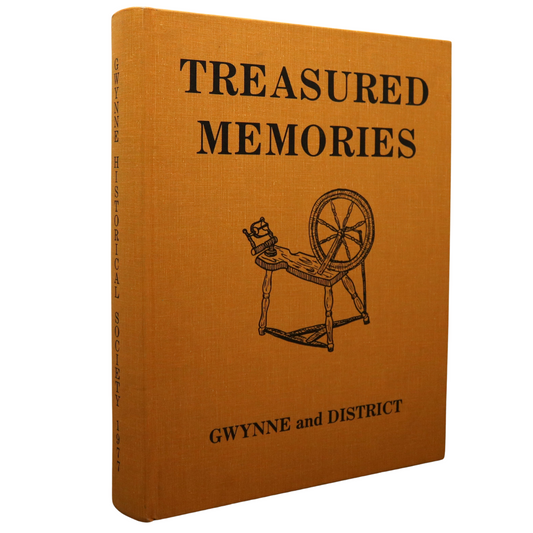 Treasured Memories Gwynne Alberta Canada Canadian Local History Used Book