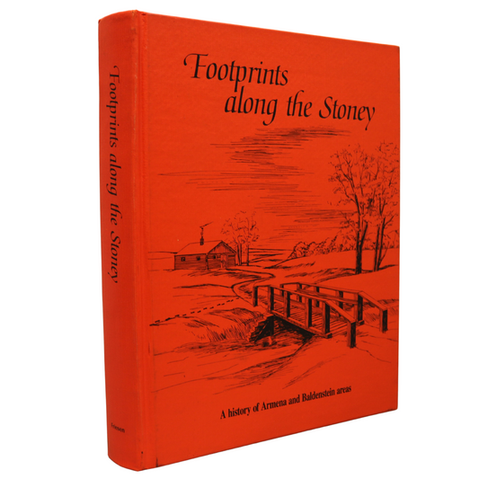 Footprints Along Stoney Armena Baldenstein Alberta Canada Camrose History Used Book