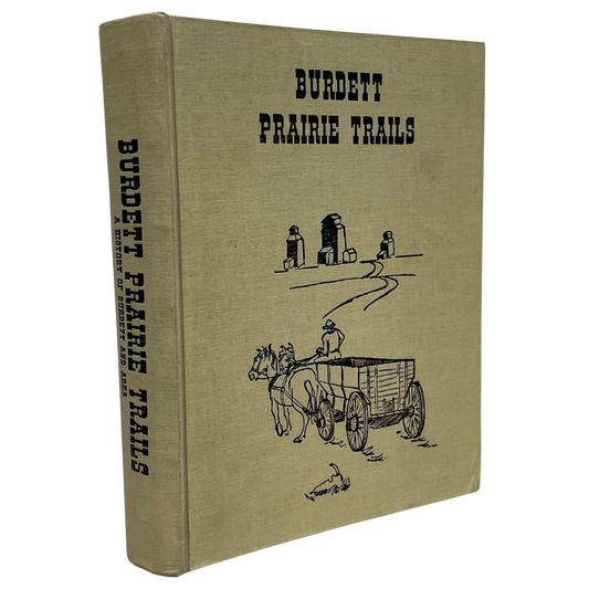 Burdett Prairie Trails Alberta Canada Canadian Town Local History Used Book