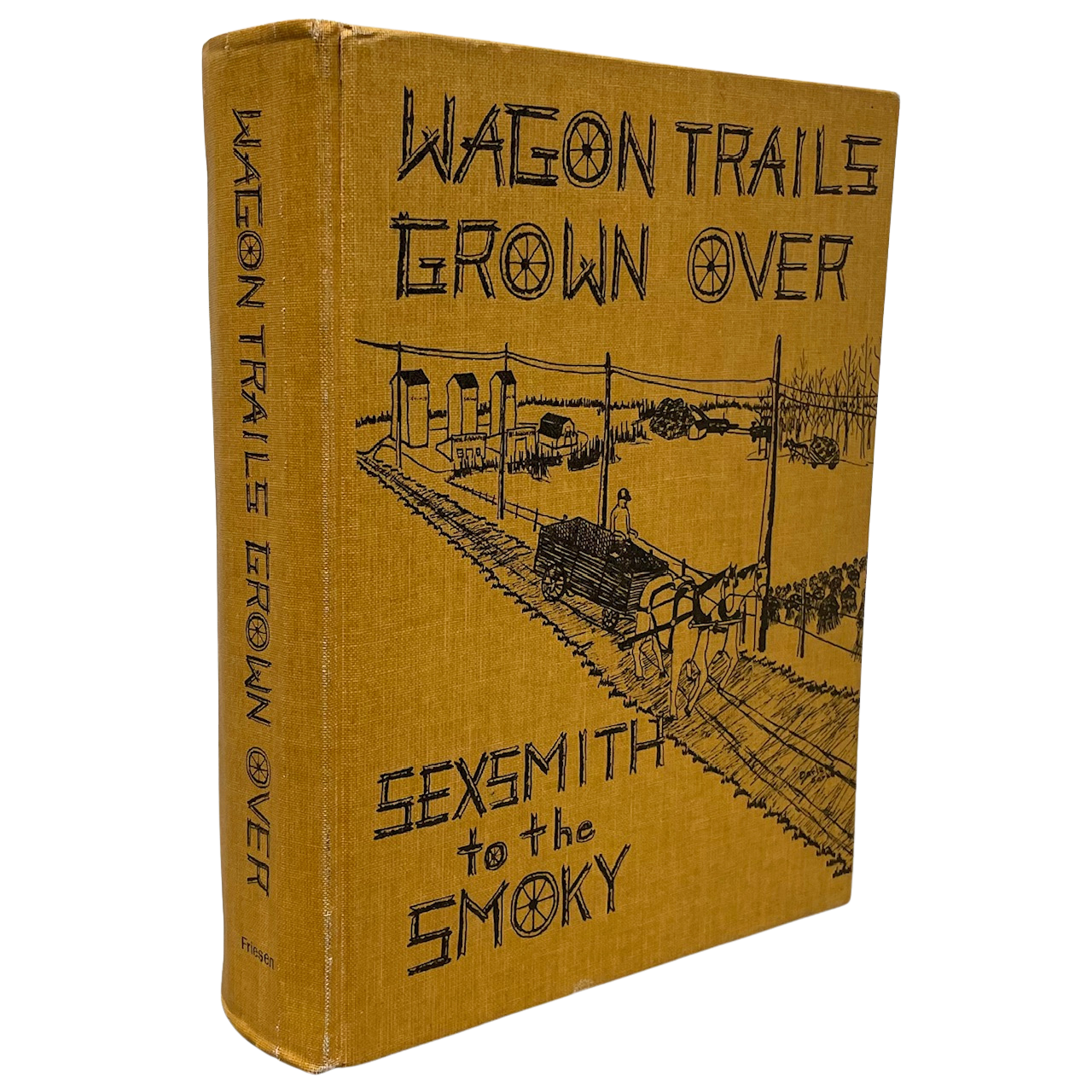 Wagon Trails Grown Over Sexsmith Smoky Alberta Canada Canadian History Book