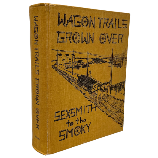 Wagon Trails Grown Over Sexsmith Smoky Alberta Canada Canadian History Book