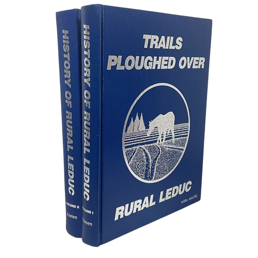 Trails Ploughed Over Rural Leduc Alberta Canada Local History Used Book