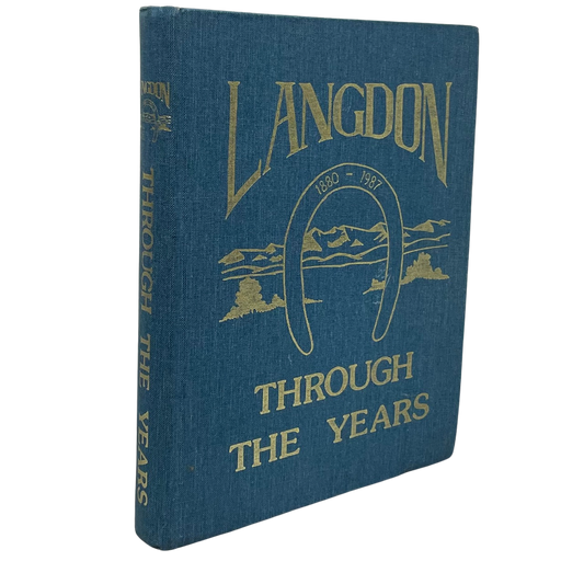 Langdon Through the Years Alberta Canada Canadian Local History Used Book